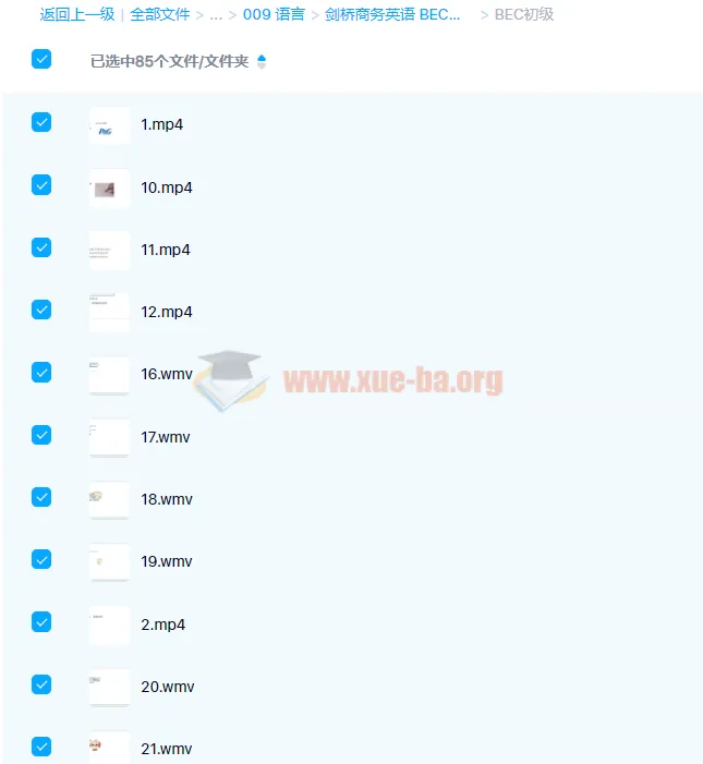 剑桥商务英语BEC初级+中级+高级全套视频教程