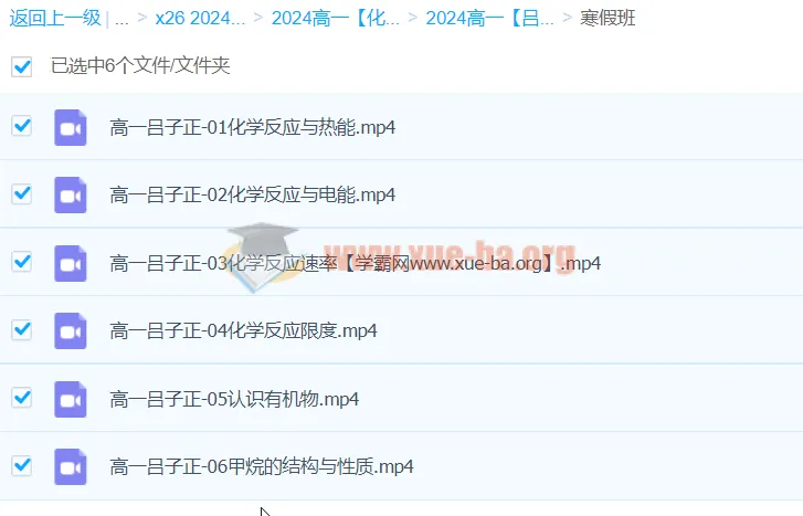 2024高中化学吕子正高一寒假班,系统攻克必修重难点