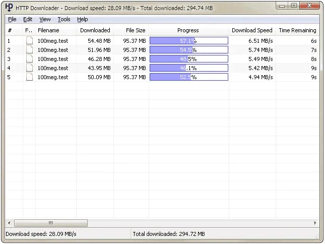 HTTP Downloader v1.0.6.1 官方版:简约开源下载器