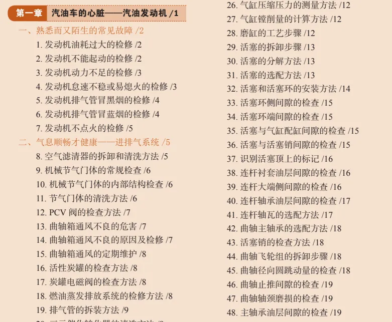 一学就会的500项汽车维修技能 实用汽车维修手册