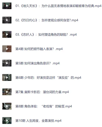 张颂文亲授电影鉴赏课:从经典影片中读懂表演的艺术