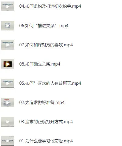 追求的艺术-李越恋爱课堂 完结