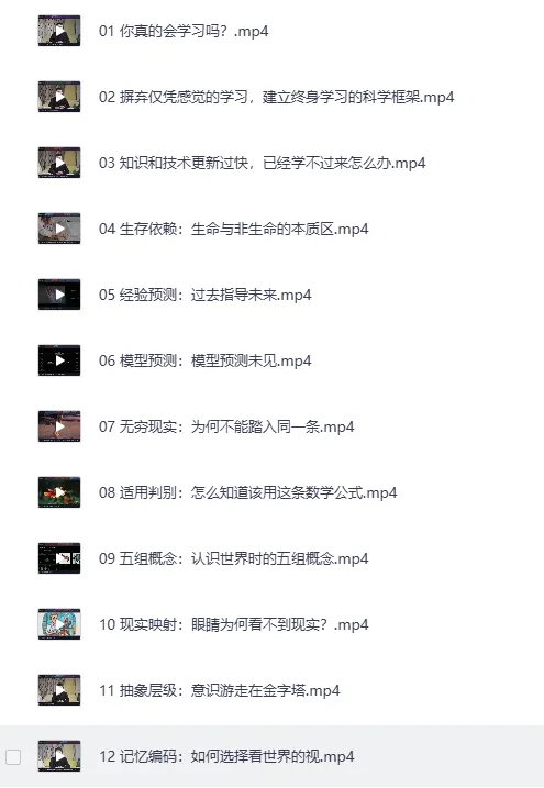 B站付费课程：打造AI时代的终身学习力——重构被异化的学习方式[MP4]