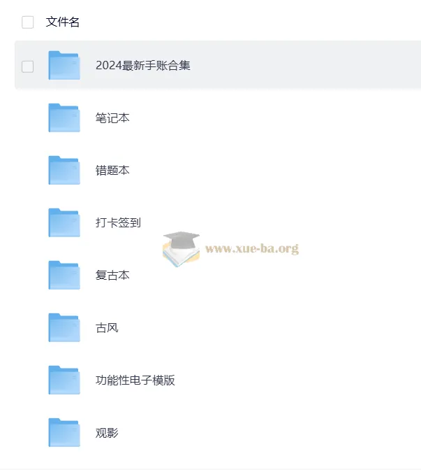 300+套分类电子手账笔记模板合集