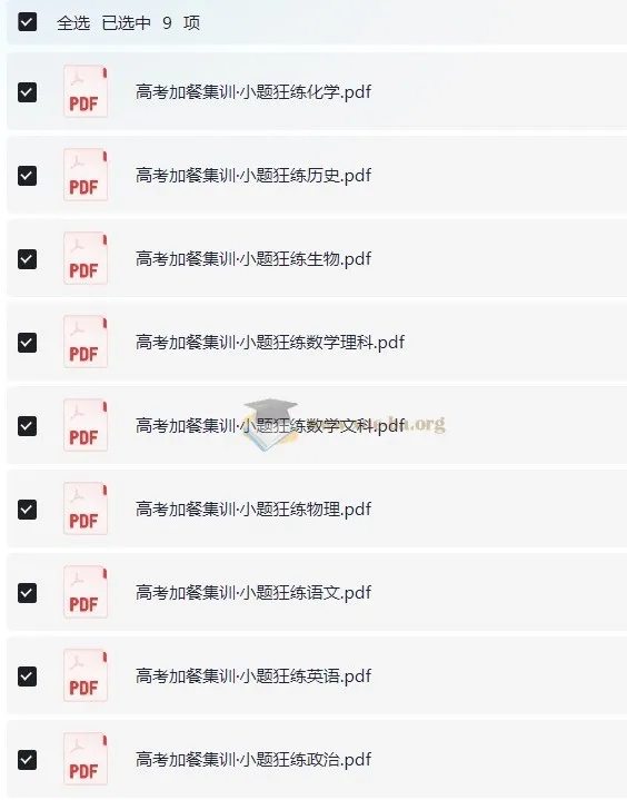 高考加餐集训·小题狂练全科目PDF合集