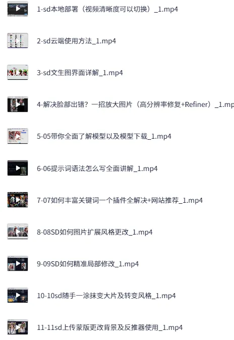AI绘画设计零基础到商业进阶视频课