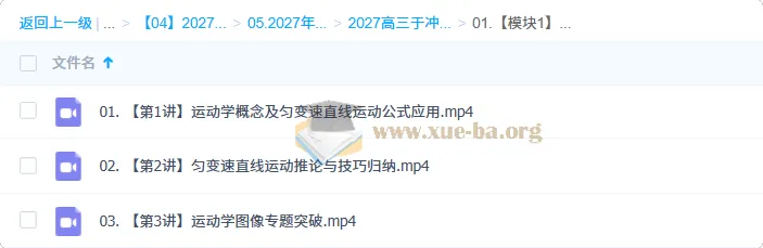 2027高三物理一轮复习精品课 于冲主讲 直线运动专题突破
