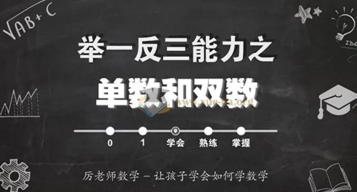 厉老师数学《小学数学系统思维课》1-6年级完整版 含讲义与配套习题