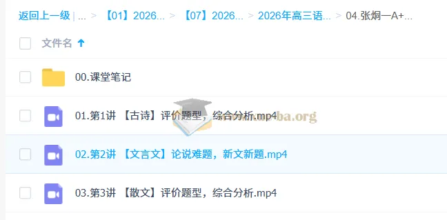 张炯一 2026高三高考语文 二轮A+尖端春季班