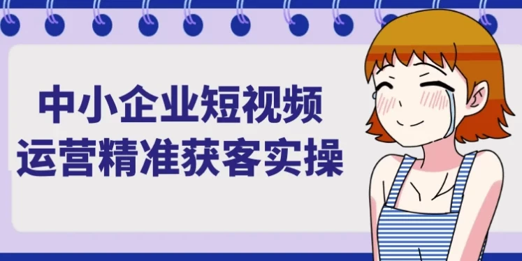 中小企业短视频运营精准获客实操课
