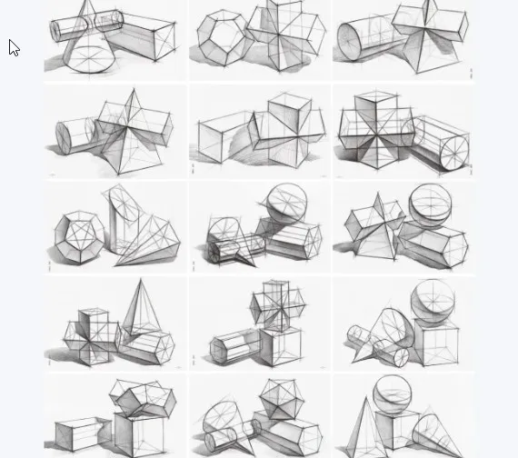 素描教程 素描基础班VIP课程 零基础到进阶系统教学