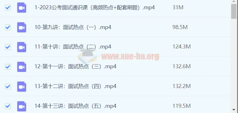 2023公考面试通识课(理论+刷题)完整版