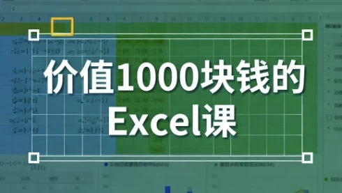 价值1000块钱的Excel课：从入门到进阶的实战技能大全