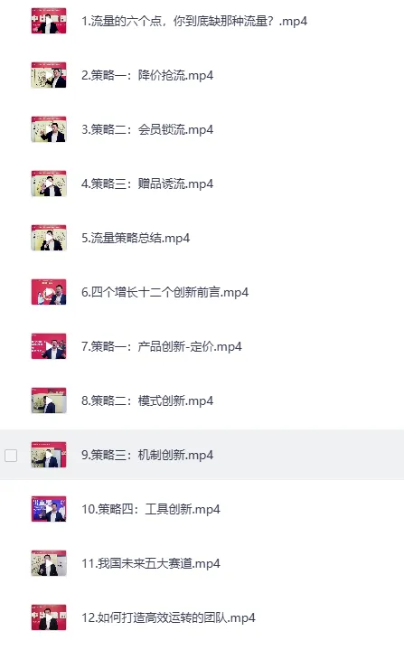 王冲-27种盈利模式课程合集:商业模式案例与方案实录