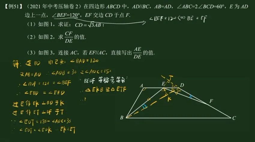 王若钊初中数学相似专题精讲视频课程