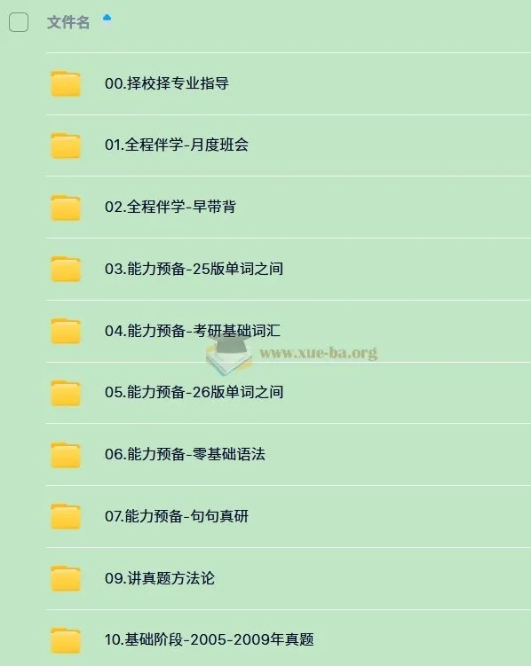 2026考研英语启航田静马天宇全程班资源合集