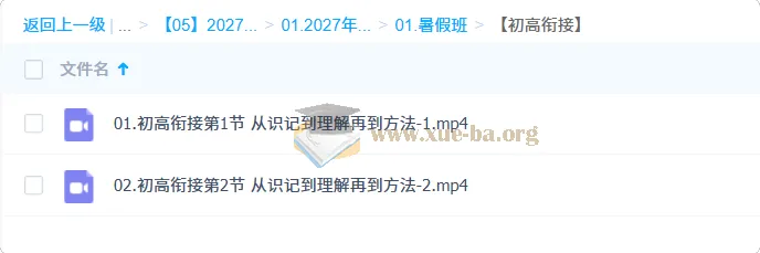 2027高中高一化学暑假班 初高衔接课程