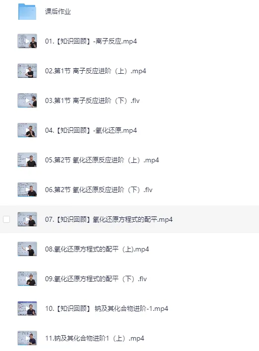 2026高一李政化学秋季班 离子反应与氧化还原专题精讲