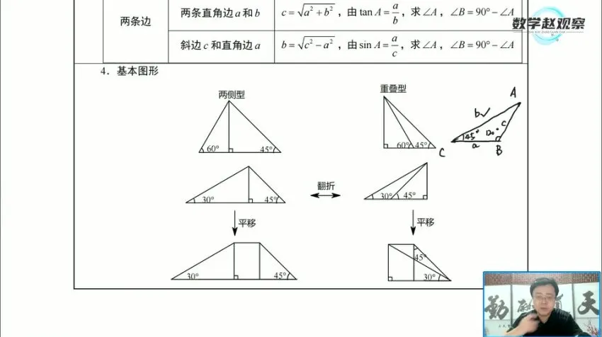 赵观察人教版九年级数学同步拔高课程 上下册全17+10讲含讲义