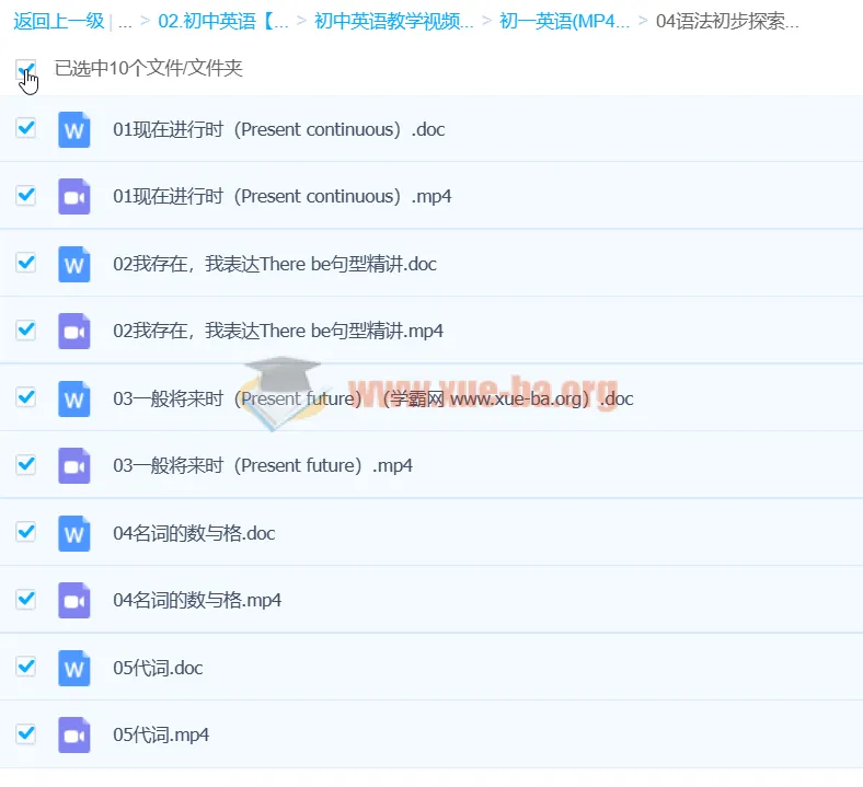 初一英语语法初步探索 孙玲 语法入门精讲课程