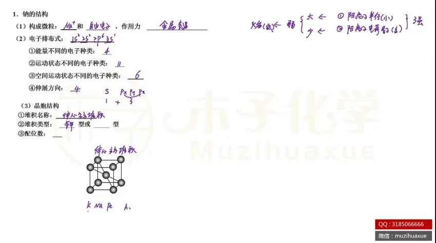 2025高考化学一轮复习视频 木子老师专题精讲