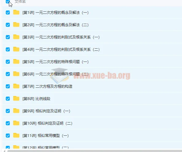 朱韬初二暑假数学竞赛班预习领先班10讲含讲义