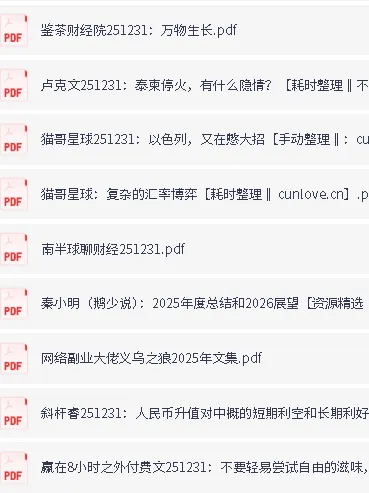 全网付费文章大佬文集圈 学习先锋精选研报 12月31日合集