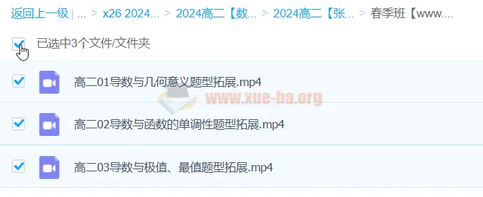 2024高二数学张磊精讲春季班 导数与统计专题全解析