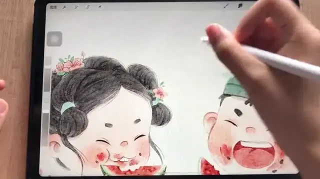 2024钟老师水墨新春主题课：Procreate与PS全流程绘画教学