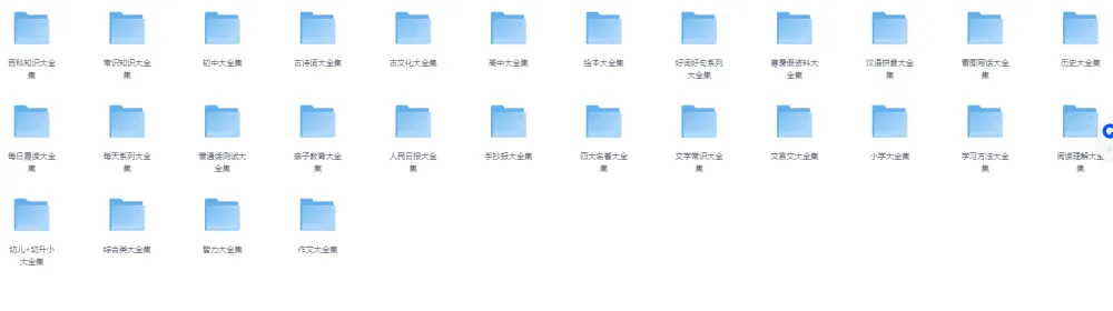 中小学精品学习资料大合集 20000+份PDF可打印