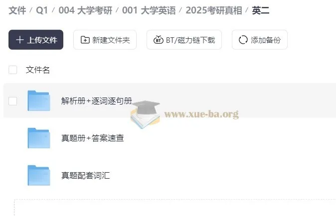 2025考研英语真相全套 解析册+逐词逐句册+真题册 英一英二备考资料