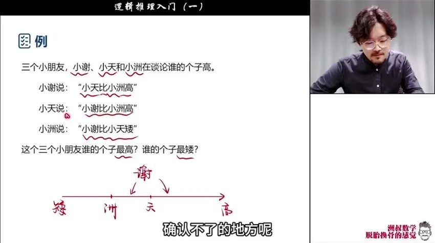 洲叔1-2年级数学思维启蒙课 上下学期全套视频+讲义