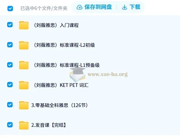 刘薇英语雅思全套课程资源 零基础到全科备考