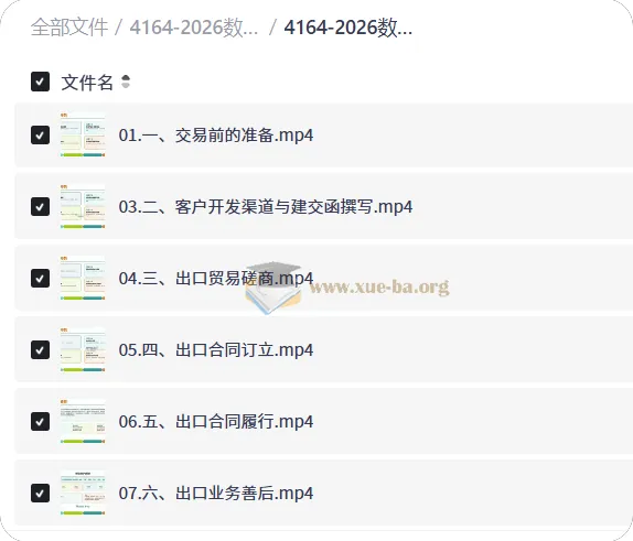 数字化外贸:AI时代出口业务流程实务课