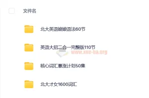 北大英语娘娘语法+核心词汇暴涨计划+英语大招+北大才女16000词汇