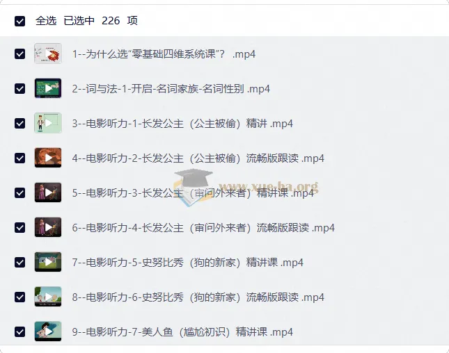零基础学英语四维系统课 Sunny全程讲解 发音词汇语法听力一站式入门