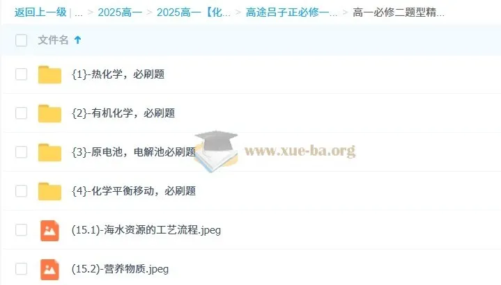 吕子正 高中化学 2025高一必修一必修二精华课