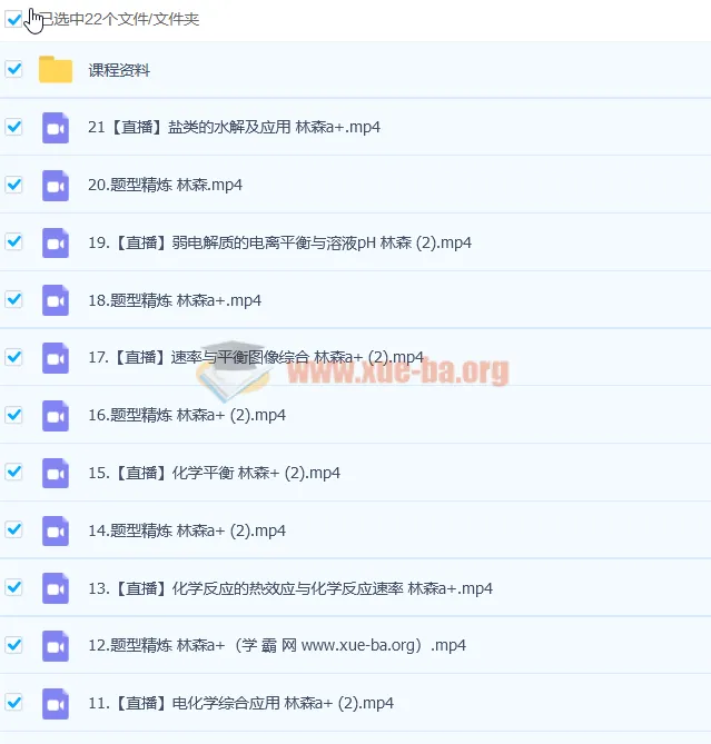 2023高考化学 林森A+一轮复习 暑假班+秋季班 更新21讲