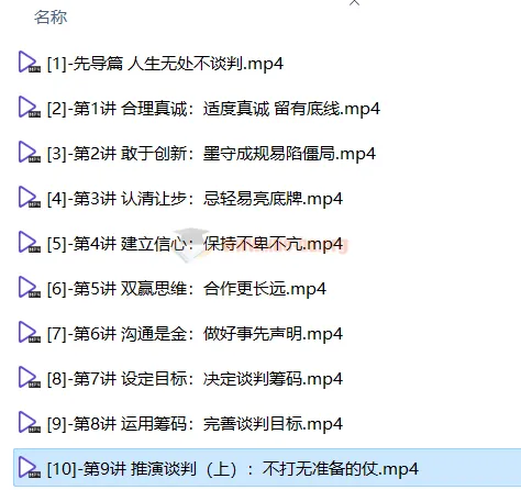 张译高手谈判与成交技巧课程 沟通谈判实战指南