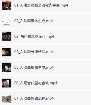 AI电影动画全流程先导课 豆包AI+即梦+Vidu+MINIMAX实战入门