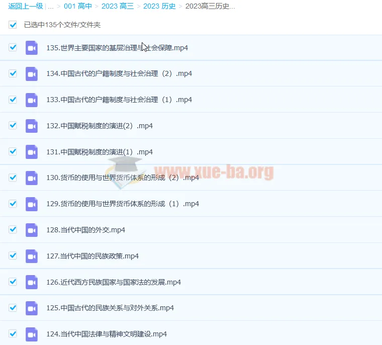 2023高三历史张志浩 高考历史一轮全体系规划学习卡 知识视频154讲更新中