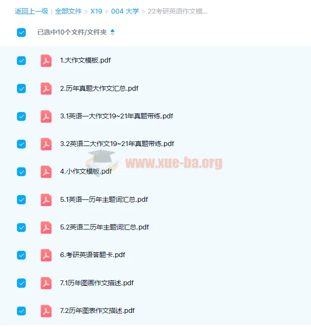 2022考研英语作文模板合集 大小作文真题带练与答题卡