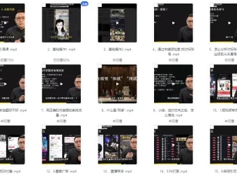 一舟一课：个人IP与副业2.0高阶版（136节完整版）