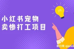 AI动物打工视频搬砖项目：小红书宠物卖惨玩法，私域变现轻松过万