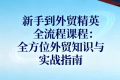 新手到外贸精英全流程课程：全方位外贸知识与实战指南