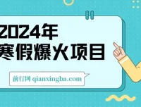2024年寒假小游戏直播项目：实现高收益机会