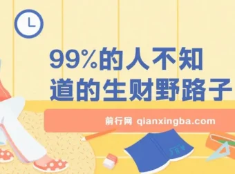 生财野路子：鲜为人知的赚钱之道