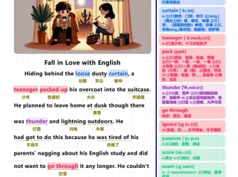 《40篇短文记完高中3500核心词汇（单词批注版）》：120页高清精美排版