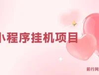 小程序挂机项目：独家脚本实现挂机收益