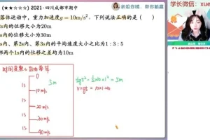 高一物理林婉晴秋季尖端系统课（含追及相遇/牛顿定律/曲线运动）